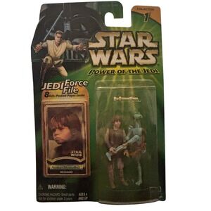 Star Wars Power of‎ the Jedi Anakin Skywalker Mechanic Action Figure New